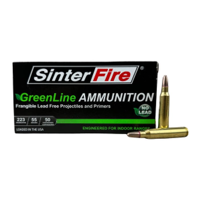 Sinterfire SF22355GL-C .223 55gr LF Ammo (50 BX)
