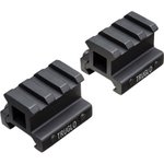 TruGlo TG-8982B 0.75" Riser Mount AR-15 Picatinny Black Hardcoat Anodized
