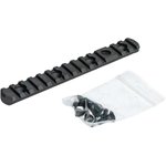 MDT Picatinny Rail with QD Sling Cup 6.5" Aluminum Black
