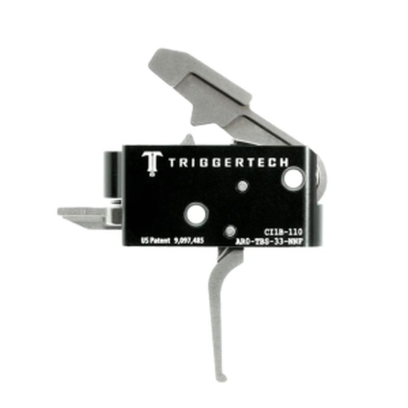 TriggerTech AR-15 Competitive Flat Stainless Two Stage Trigger AR0-TBS-33-NNF