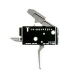 TriggerTech AR-15 Competitive Flat Stainless Two Stage Trigger AR0-TBS-33-NNF