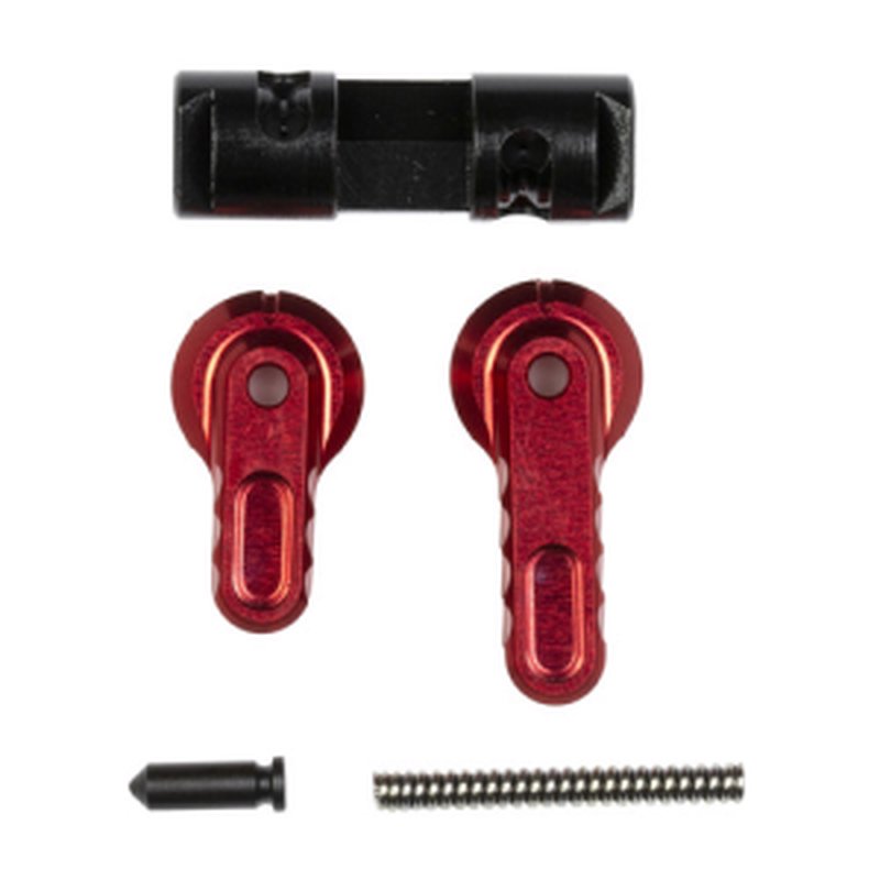 Battle Arms Development Bad-Ass-Lite Ambi Safety Selector 90/60 Red AR-15