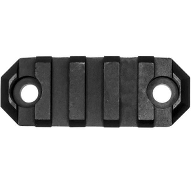 GrovTec 2.2" 5-Slot M-LOK Handguard Rail Segment, Black Anodized