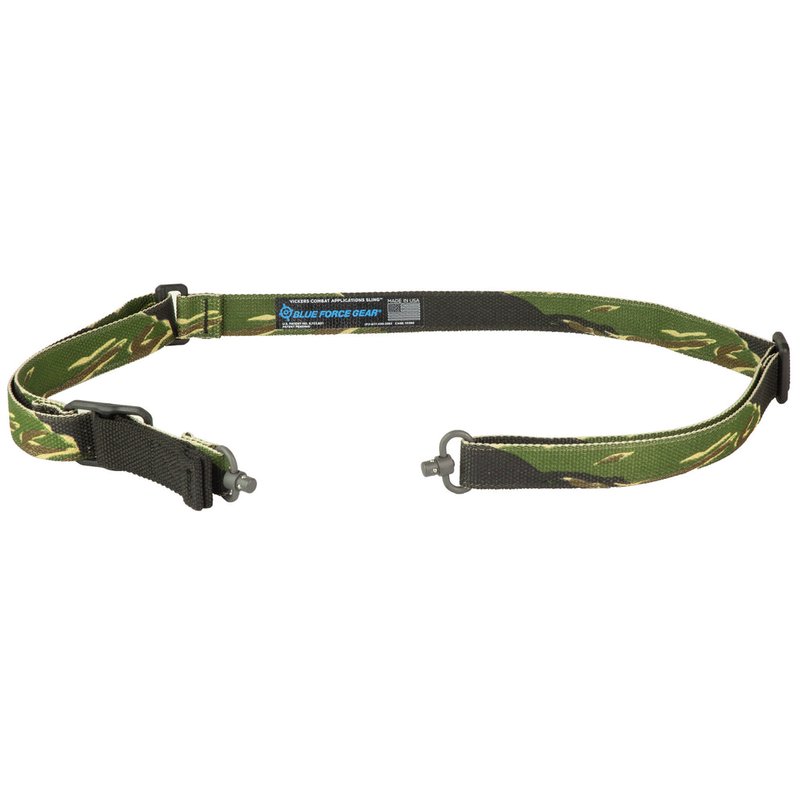 Blue Force Gear Vickers Two-Point Sling 1.25 Inch QD Green Tiger Stripe VCAS-PB-125-AA-GTS