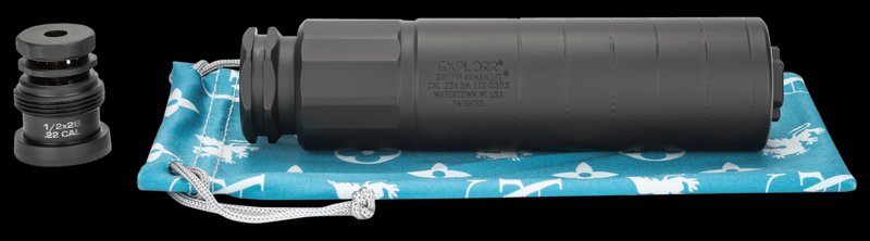 Griffin Armament Explorr 22 Cal Silencer Rimfire Tubeless Suppressor