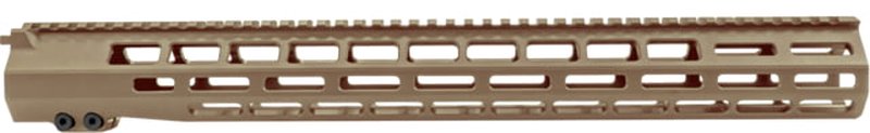 Grey Ghost Precision AR-10 M-LOK Handguard 18 in FDE Cerakote