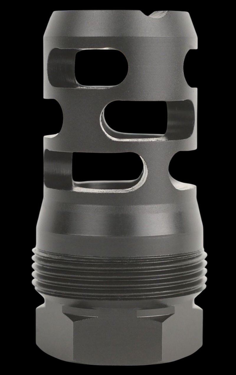 Armaspec Catacomb Micro Muzzle Brake 1/2x28 QPQ Nitride ARM2961-BLK