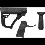Daniel Defense 281020614500 Collapsible Buttstock AR-15 Glass Reinforced Polymer Black