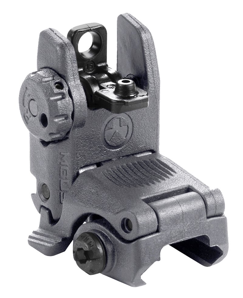 Magpul MBUS AR-15 Iron Sight Gen 2 Rear Flip Up, Gray