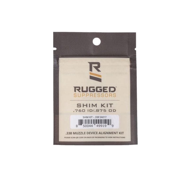 Rugged Suppressor Shim Kit - Essential Accessory for Suppressor Alignment - SA017
