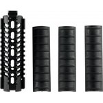 FAB Defense FX-NFR NFR Quad Rail 6.96" Carbine Length Style Made of 6061-T6 Aluminum with Black Anodized & Picatinny Rail for M16