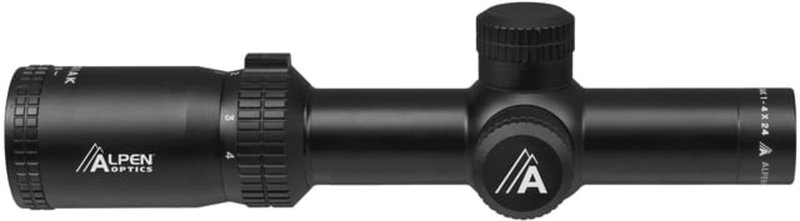 Alpen Kodiak 1-4x24mm 30mm Tube Second Focal Plane Rifle Scope