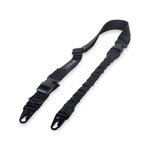 CrossTac Tactical Single/2 Point Bungee Rifle Sling with Hook