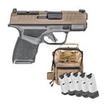 Springfield Armory Hellcat OSP 9mm 3 in Optic Ready Pistol FDE Black