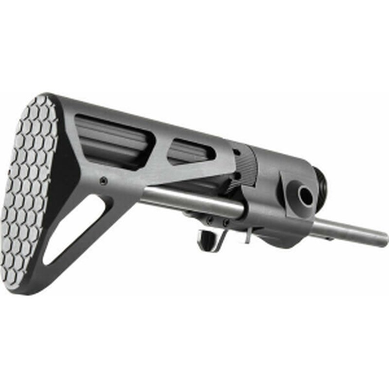 Maxim Defense MXM47562 Combat Carbine Stock CCS Gen 6 Black Aluminum, Includes Buffer Tube, Fits AR-15 Platform