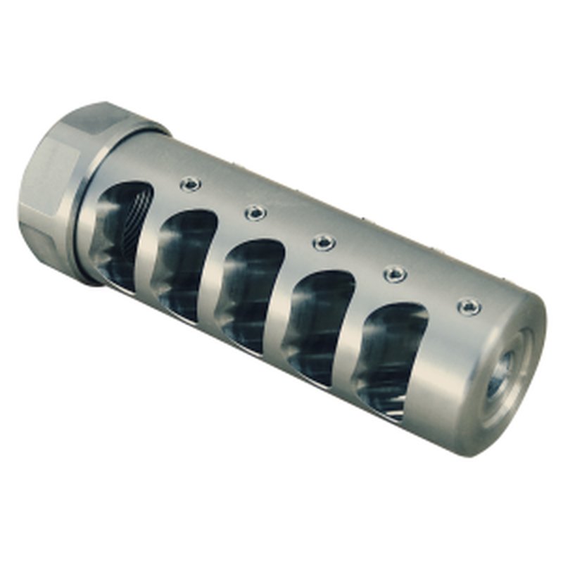American Precision Arms Fat Bastard Gen 3 Self Timing Muzzle Brake 5/8x24 - .338 - Stainless