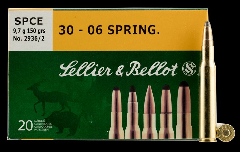 Sellier & Bellot Rifle Ammunition 30-06 Springfield 180 Grain FMJ 20 Rounds