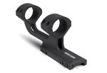 Monstrum H-Series Hollow Frame Offset Cantilever Picatinny Scope Mount, 1in, Black (MH250-B)