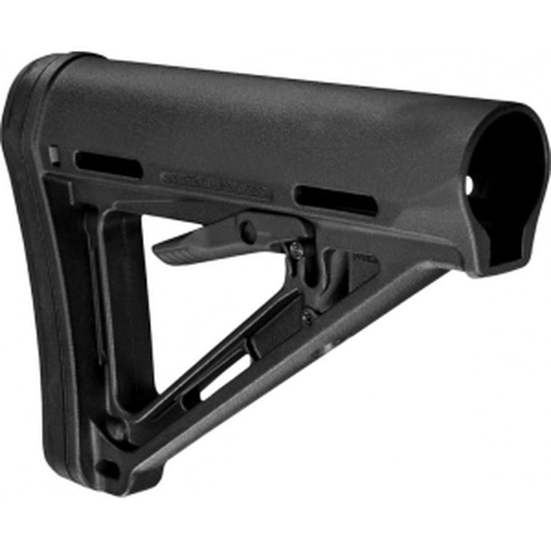 Magpul MAG401-BLK MOE Carbine Stock Black Synthetic with AR-15, M16, M4 with Commercial Tube (Tube Not Included)