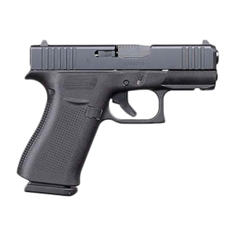 Glock G43X (UX4350201FR) 9mm Sub-Compact Pistol, 3.41" Black nDLC Slide & Polymer Frame