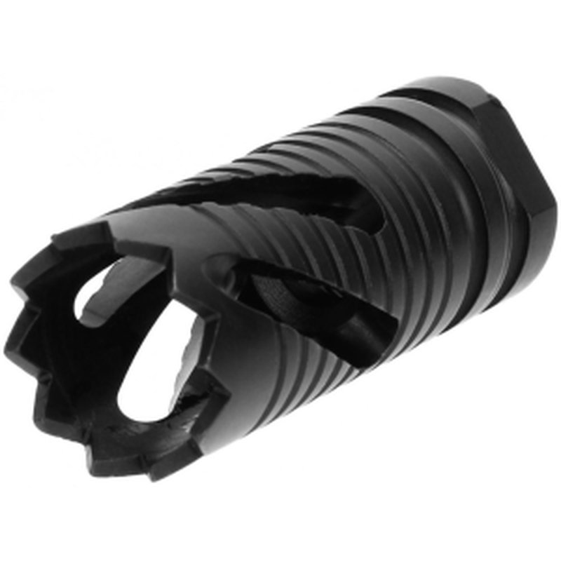 TacFire Crown Style Muzzle Brake 7.62x51 NATO 5/8-24 Black