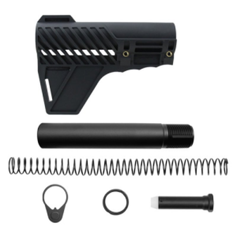 TACFIRE AR-Pistol Brace w/ Tube Black