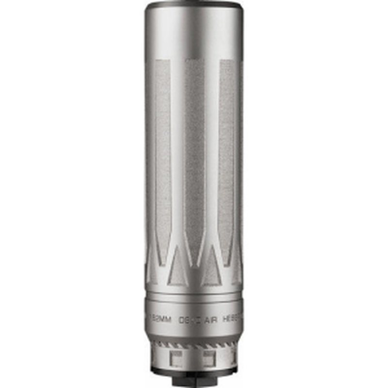 Dead Air Armament Nomad Ti XC Silencer 7.62mm Direct Thread Silver