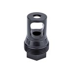 KGM Suppressors R50T Taper Muzzle Brake, Steel, Black Nitride, 5/8"x24 Threads.