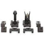 Griffin Armament M2 Micro Modular Sight Deployment Kit Picatinny Folding Iron Sights GAM2DK Matte Black