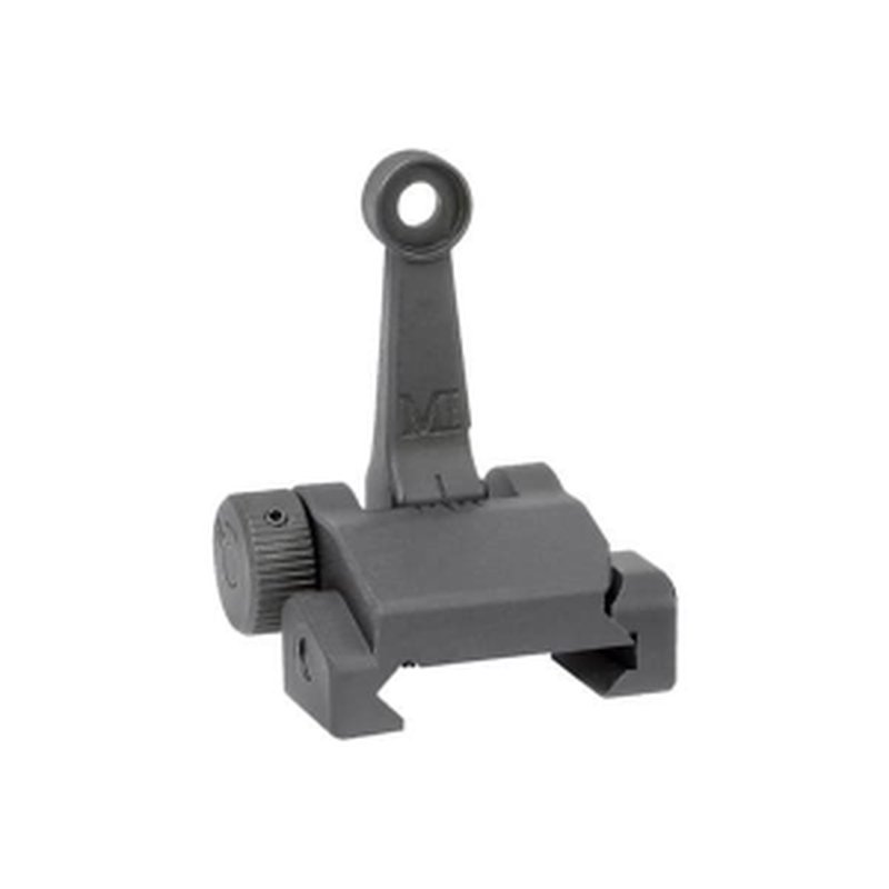 Midwest Industries MICRSR Combat Rifle Flip Up Sight Rear Black for AR-15, M16, M4