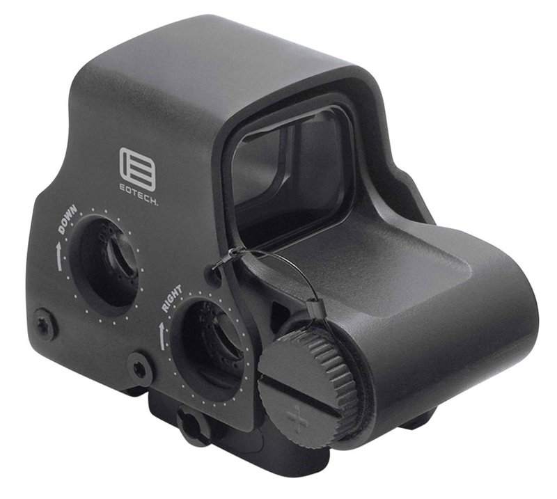EOTech EXPS22 HWS 2x1 MOA Red Dot 68 MOA Ring QD - Black