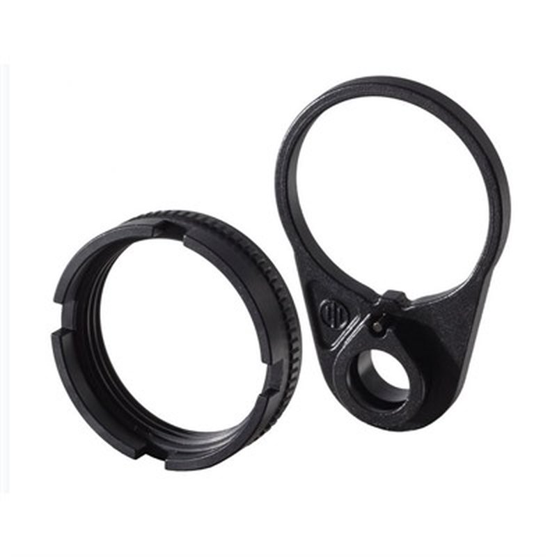 Primary Weapons Systems Ratchet Lock End Plate & Castle Nut Set AR-15 Black