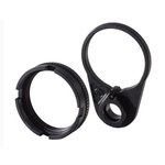 Primary Weapons Systems Ratchet Lock End Plate & Castle Nut Set AR-15 Black