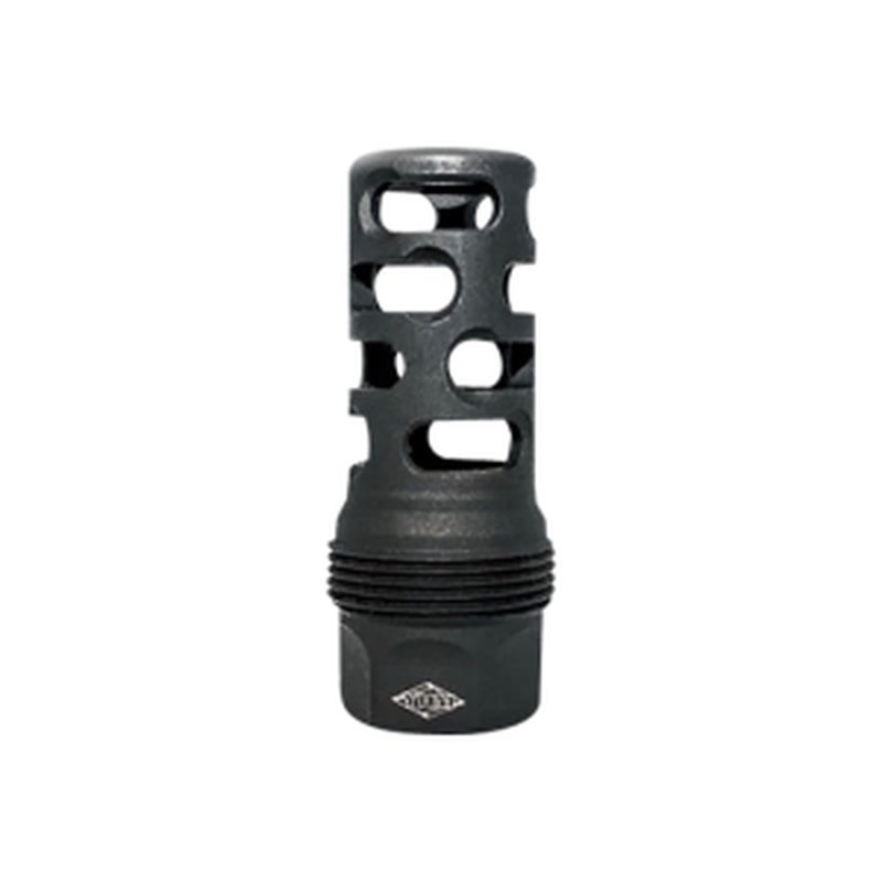 Yankee Hill 4405MB24 sRx Muzzle Brake QD Long Black Phosphate Steel with 5/8"-24 tpi, 9mm, 2.30" OAL & 9.375" Diameter for sRx Adapters