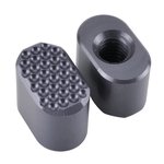Phase 5 PMR Dimpled Magazine Release, Gray - PMR-GREY DIMPLED