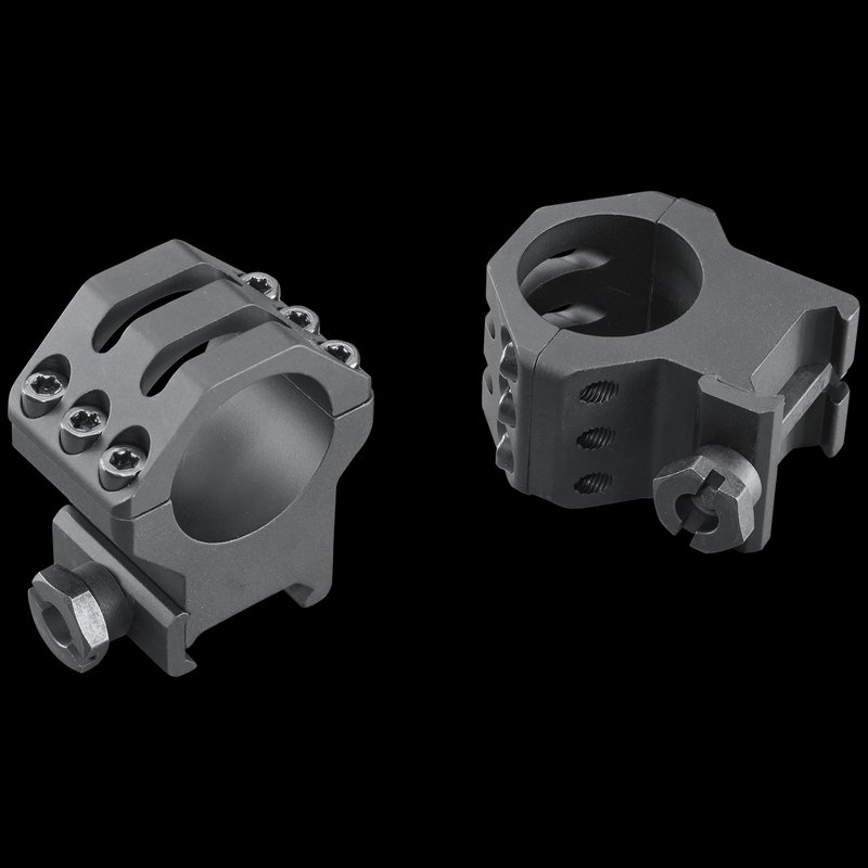 Weaver Mounts Six-Hole Picatinny Scope Rings 1 Inch Extra High Matte Black 99690
