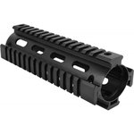 Aim Sports MT021 M4 Carbine Handguard Quad Rail Aluminum Black Hard Coat Anodized