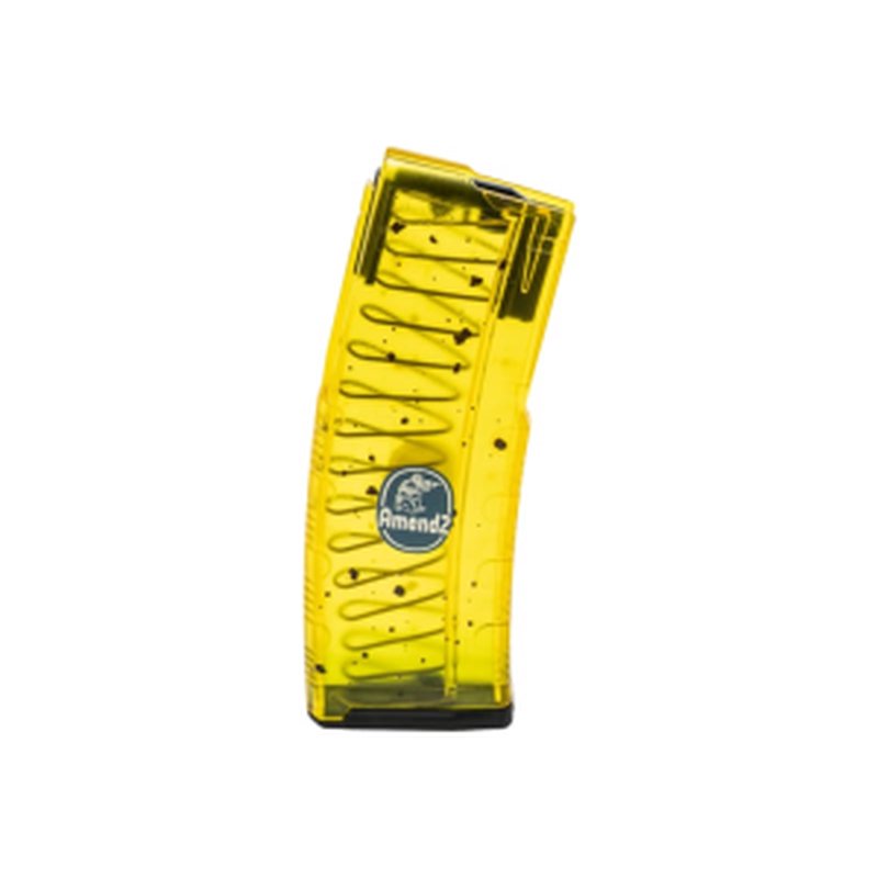 Amend2 556MODCBAN30 MOD-C Banana 30+1 5.56 NATO Fits AR-15 Yellow/Green Polymer
