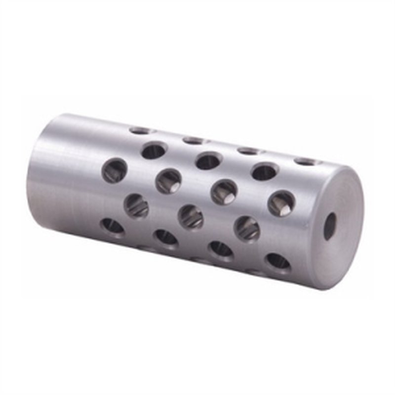 Keeno Arms #4 Muzzle Brake 22 Cal 5/8-24 Stainless Steel Universal Rifle