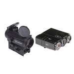 Firefield Impulse RDS 1x22 Red Dot Sight Charge AR Green Laser Light Combo