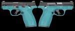 Smith & Wesson Bodyguard 2.0 .380 ACP Pistol Aztec Teal Armornite Finish