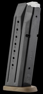 Smith & Wesson M&P 9 Full Size Magazine 17-Round 9mm Luger Black/FDE Base