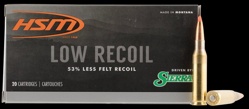 HSM 7MM0810N Low Recoil 7mm-08 Rem 140gr Polymer Tip Ammunition