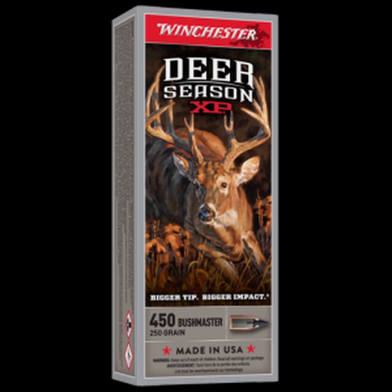 Winchester X450DS Deer Season XP .450 Bushmaster 250gr Extreme Point Ammo (20 Rounds)