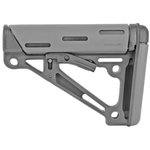 Hogue AR-15 6-Position OverMolded Collapsible Mil-Spec Buttstock Slate Gray