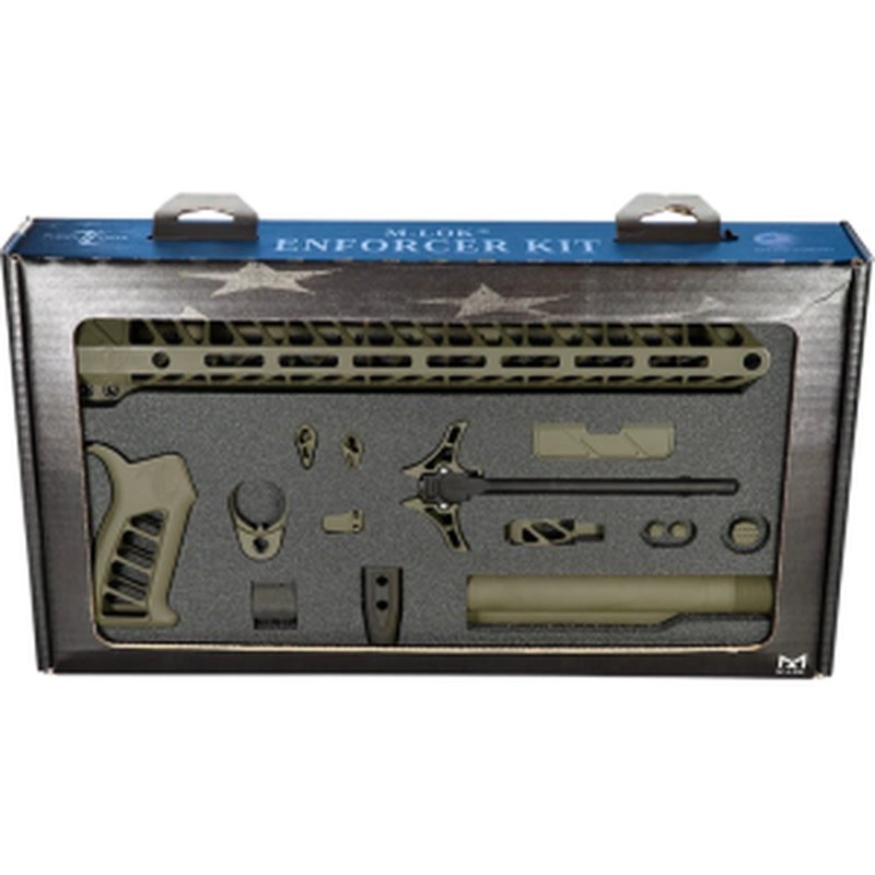 Timber Creek Outdoors Enforcer AR-15 Complete Build Kit OD Green 15in M-LOK Handguard .223