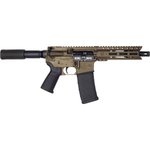 Diamondback DB1912K071 DB15 AR Pistol Carbine Length 7\" 30+1 Midnight Bronze Buffer Tube Stock