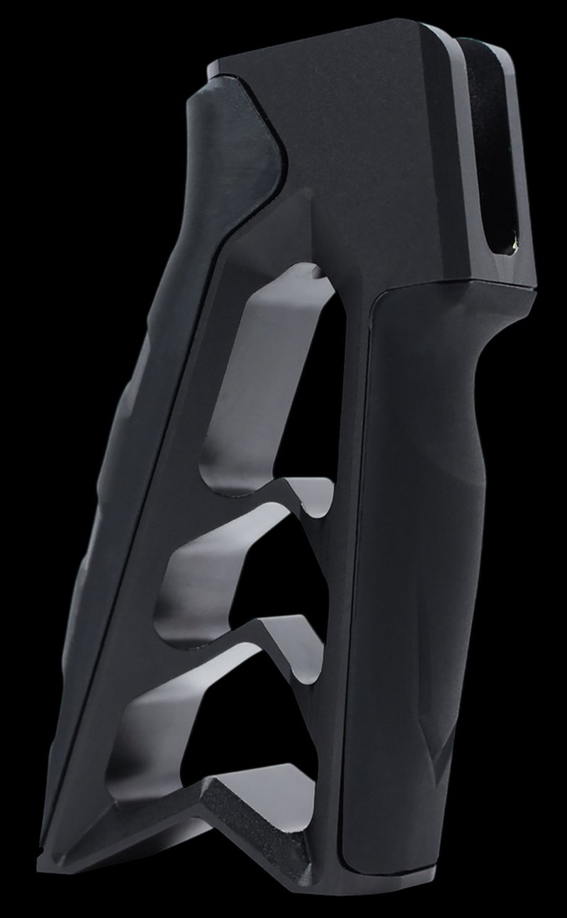 TYRANT CNC MOD V2 AR-10/AR-15 Pistol Grip Aluminum Black 3.95 oz