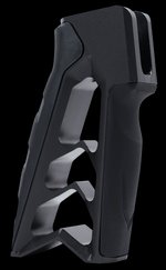 TYRANT CNC MOD V2 AR-10/AR-15 Pistol Grip Aluminum Black 3.95 oz