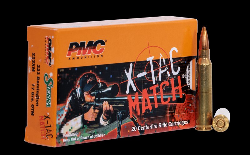 PMC X-TAC .223 Rem Open Tip Match 77 Grain Rifle Ammo